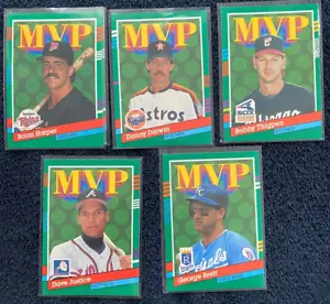 Donruss MLB 1991 Paquete de Jugador Más Valioso (lote de 5 tarjetas a principios de 1990) - Imagen 1 de 1