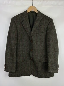 Mario Barutti Harris Tweed men’s wool blazer jacket sportcoat size 40 - Picture 1 of 21