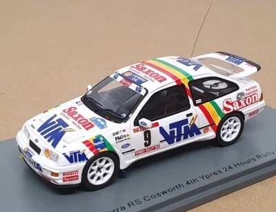 Spark 1/43 Scale S8709 - Ford Sierra RS Cosworth #9 4th Ypres 24h Rally 1990 - Image 1 of 4