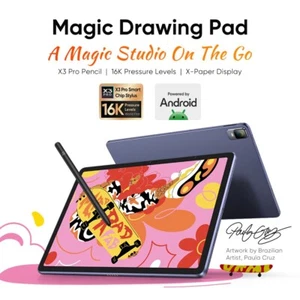XPPen 12.2'' Wireless Magic Drawing Pad Display Bluetooth 16384 256GB ROM - Picture 1 of 15