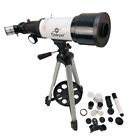 Telescope 70mm Aperture 400mm Altazimuth Mount Astronomical Refracting Carry Bag