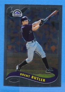2002 Topps Chrome #538 Brent Butler Rockies - Picture 1 of 1