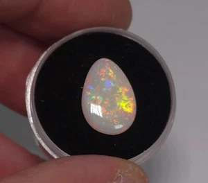 Australian Coober Pedy opal, 16 x 11mm Pear. 3ct. Natural opal - Picture 1 of 6