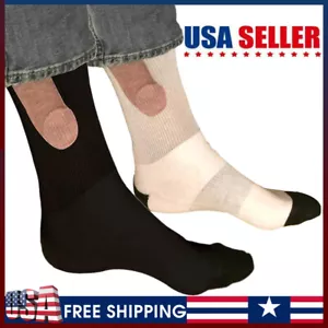Show Off Penis Socks For Men Novelty Joke Funny Prank Printing Holiday Gift New - Picture 1 of 27