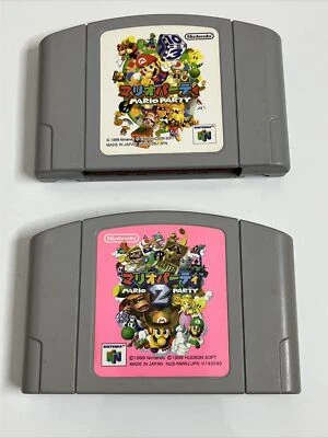 Mario Party 1 & 2   Nintendo 64 NTSC-J JAPAN N64 Game - Image 1 of 4