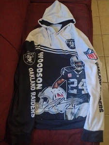 NFL Oakland Raiders Herren Hoodie 3X Schwarz Grafik Pullover  - Bild 1 von 7
