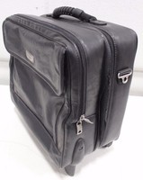 Enzo Rossi Black Leather Briefcase Soft Case Ebay