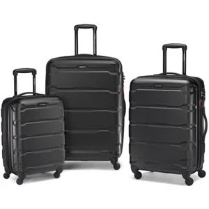 Samsonite Omni Hardside Spinner Suitcase Luggage, Black - 20" / 24" / 28" - Picture 1 of 38