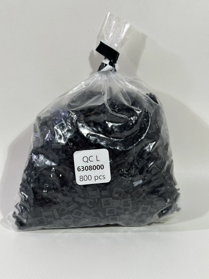 800 Stück LEGO 61252 schwarze Platte 1x1 mit Clip 6308000 LEGO Einzelteile HL11 - Bild 1 von 3