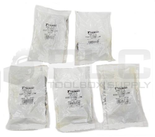 LOT OF 5 NEW TSUBAKI RS80-2-JL CONNECTING LINK COTTER PIN TYPE | eBay