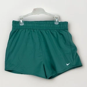 Nike Kids' Dri-FIT High-Waisted Training Shorts 3.5” Green Girls Size Small NWT - Picture 1 of 7
