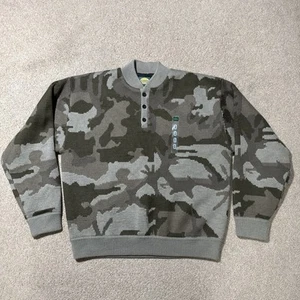 Cabela's Wool Windshear Waterfowler Camo Sweater Outfitter XL - Picture 1 of 5