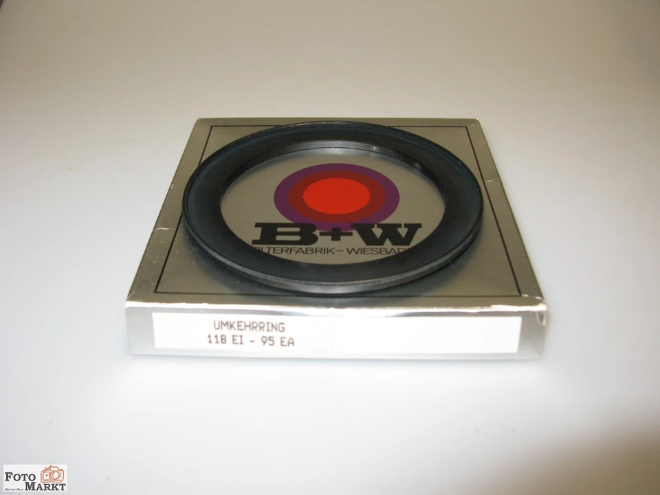 B + W Zwischenring Umkehrring 118 EI - 95 EA (I=innen / A=außen) rare - Bild 1 von 1