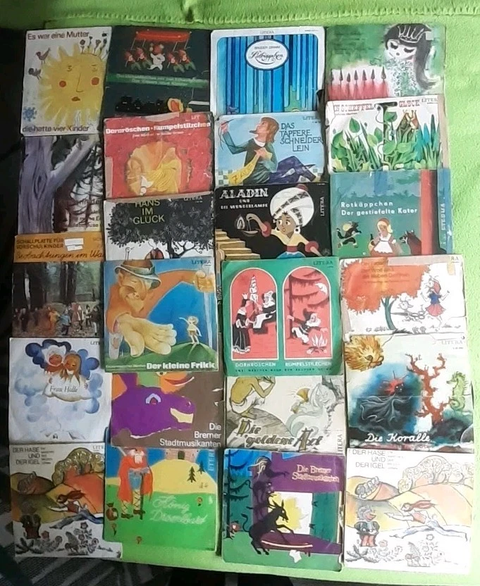 24 Märchen der Gebrüder Grimm,  Single, Schallplatte, Vinyl, LITERA, DDR  - Bild 1 von 4