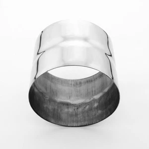 304 Stainless Steel Exhaust Pipe Coupler Connector for 6" OD pipes Polished - Picture 1 of 3