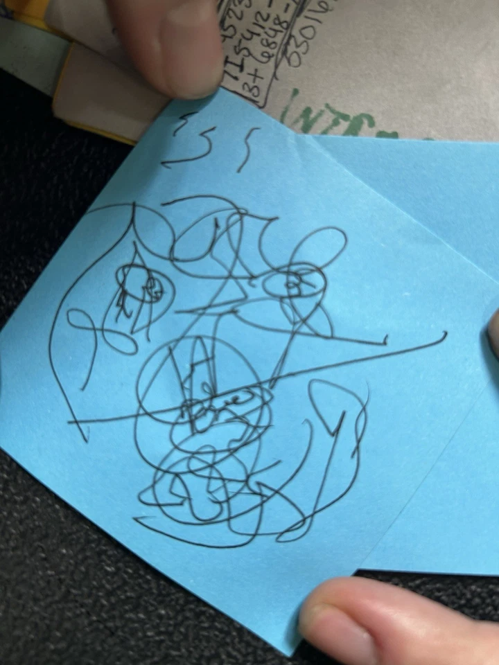 Perro inclinado - azul Foto 1 de 1