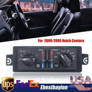 For 2000-2005 Buick Century A/C Heater Temperature Climate Control Switch Panel - Picture 1 of 11