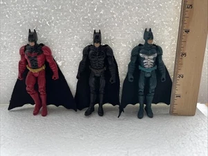 Lot Of 3 Batman Mini Figures 4" Tall Warner Bros DC Comics - Picture 1 of 5