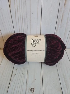 YARN BEE Velvety Smooth Knit Yarn Aubergine 10 oz 36 Yards NEW - Picture 1 of 2