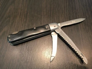 VINTAGE SEHR SELTENES OSTDEUTSCHLAND GML SPORTSMAN HUNTER LOCKBACK TASCHENSÄGEMESSER - Bild 1 von 16