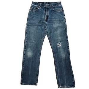 Levi’s Women’s Sz 26 VTG 505 High Rise Straight Leg Jeans Y2K USA Made Denim - Picture 1 of 16
