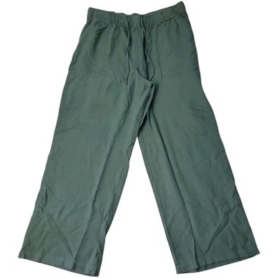 Calças femininas Gap pull versáteis leves em linho macio - Imagem 1 de 3