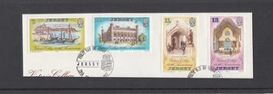 Victoria College GB Jersey Used stamps 1977 ON PIECE (107972) - Picture 1 of 1