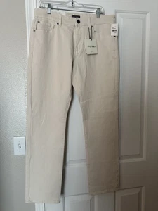 NWT Dl1961 Russell Slim Beige Moonlight Straight Jean Men's 34x32 - Picture 1 of 13