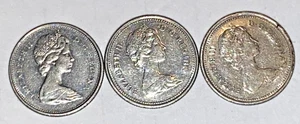 1976 1982 1984 Kanada Twenty Five Cents Quarter - Bild 1 von 2