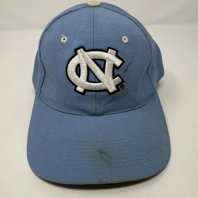 Vintage North Carolina Tar Heels Hat Cap Fitted 7 1/8 Zephyr Powder Blue NCAA - Image 1 of 4