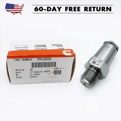3963808 Pressure Relief Valve for Cummins 5.9L Dodge 2500 3500 2003-07 3947799 Foto 1 de 4