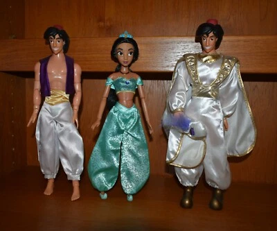 FIGURA MUÑECA ALADDIN PRÍNCIPE ALI ARTICULADA EDICIÓN LIMITADA DISNEY Y JAZMÍN Foto 1 de 4