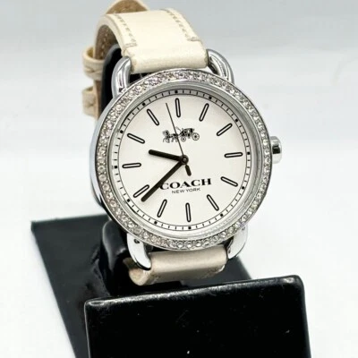 Auth COACH Excellent Condition Watch CA.105.7.95.1205S Linestone - Image 1 of 4