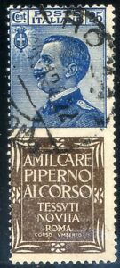 Regno d'Italia 1924 Pubblicitari - Piperno n. 6 - usato (m1389)