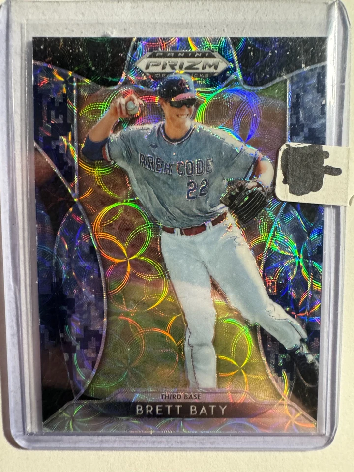 K246,726 - 2019 Panini Prizm Draft Picks Prizms Camo #16 Brett Baty #/25 - Image 1 of 1