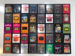 Lot of 40 Assorted Atari 2600 Games, No Duplicates, Some Rare, See Photos #9 - Picture 1 of 6