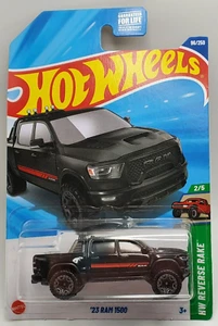 2025 Hot Wheels Black 23 Dodge Ram 1500 HW Reverse Rake #96 - Bild 1 von 2