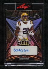 2022 Leaf Exotic Snakeskin Prismatic /9 Corey Kiner #BA-CK1 Auto