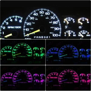 Gauge Cluster Instrument Panel Dash LED Light Bulbs For 95-98 Chevy C1500 K1500 - Picture 1 of 18
