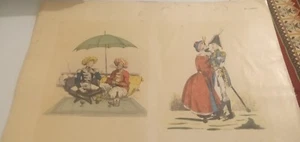 LITHOGRAPHIE ÜBER DIE EROBERUNG ALGERIENS. L'EUSES TU CRU?-SENKE DEN FREUND!-1830 - Bild 1 von 6