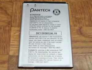 🔋 OEM Pantech BTR8995B Standard Akku Pantech ADR8995 VZW8995BAT (1500 mAh) - Bild 1 von 1