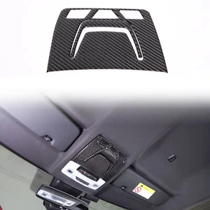 Soft Carbon Fiber Roof Reading Light Panel Sticker For Toyota Supra A90 2019-24 - Picture 1 of 10