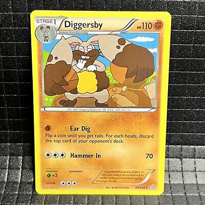 Diggersby #90/160 XY Primal Clash Pokemon Rare Card