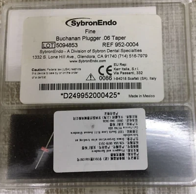 Sybronendo Fine Buchanan Heat Plugger .06 Taper Element Obturation System B