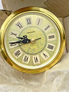 NOS Mercedes 3 5/8" Replacement Quartz Clock Movement, M30-EQ. - Germany. (9526 - Picture 1 of 6