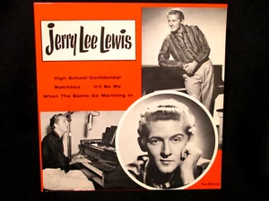 JERRY LEE LEWIS E.P. High School Confidential VG++ Cover VG+ 45 1957 Sun 110 '58 - Picture 1 of 3