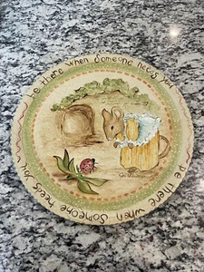 Be There When Someone Needs You * Wall Plate Signed Artist Jan Williamson - Picture 1 of 8
