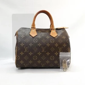 Louis Vuitton Handbag Monogram Speedy 25 Brown Ladies M41109 Canvas F/S - Picture 1 of 5