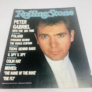 Revista Rolling Stone Australia Marzo 1987 Edición 407 Peter Gabriel - Imagen 1 de 9
