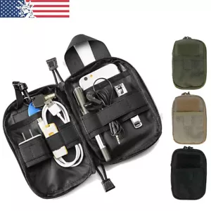 Tactical Molle Pouch Compact Utility Gadget Tools Organizer Waist EDC Pouch Bag - Picture 1 of 13